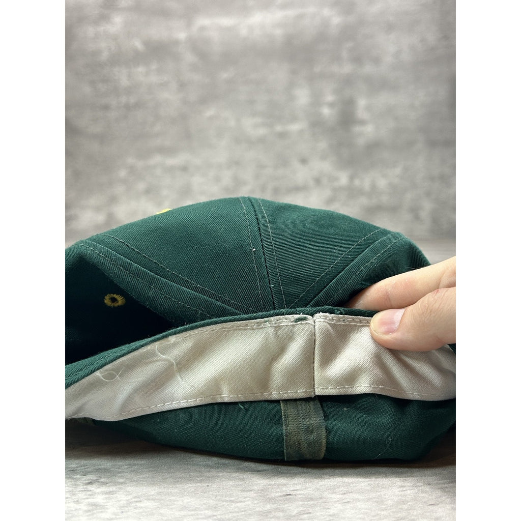Vintage 90s Green Bay Packers NFL Embroidered Logo Football Fitted Hat 7