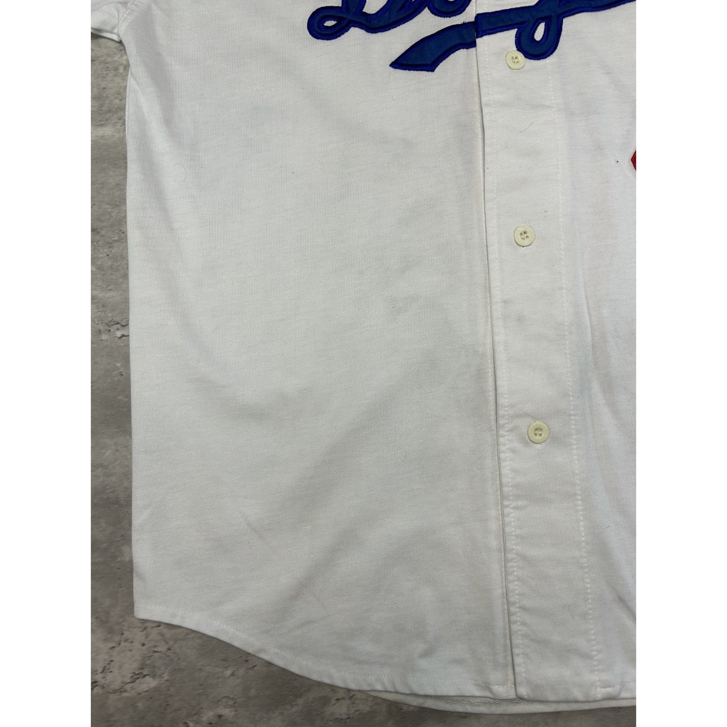 Vintage 90s Duke Snider #4 Los Angeles Dodgers MLB Stitched Starter Jersey Sz XL