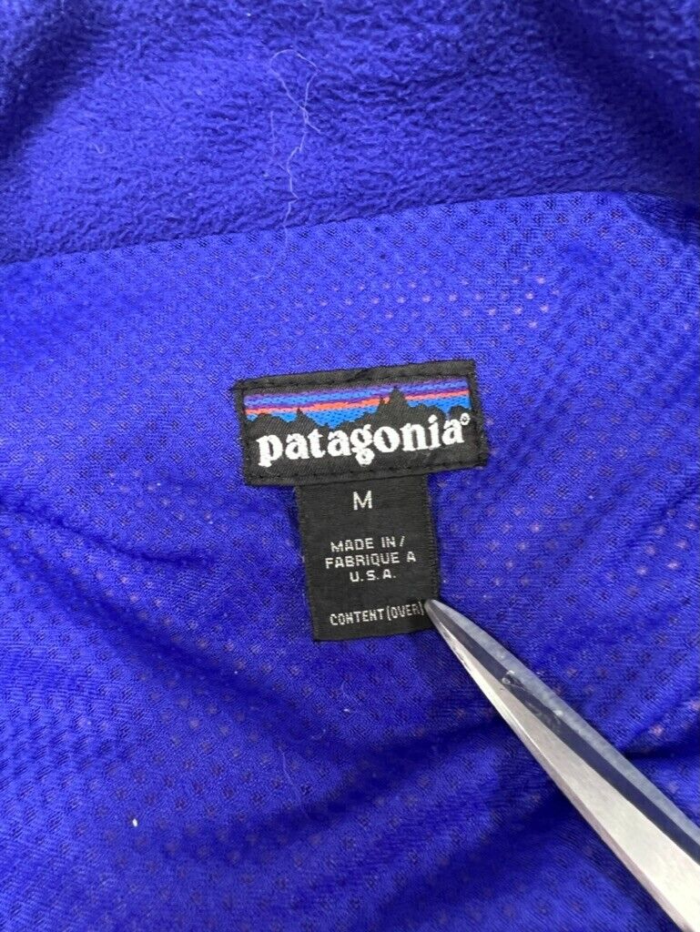 Vintage 80s/90s Patagonia Full Zip Nylon Bomber Jacket Size Medium Red