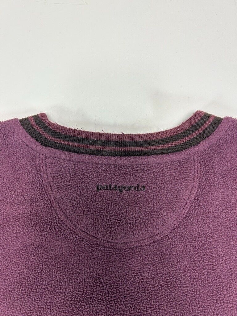 Vintage Patagonia Blank Fleece Pullover Sweatshirt Size Medium