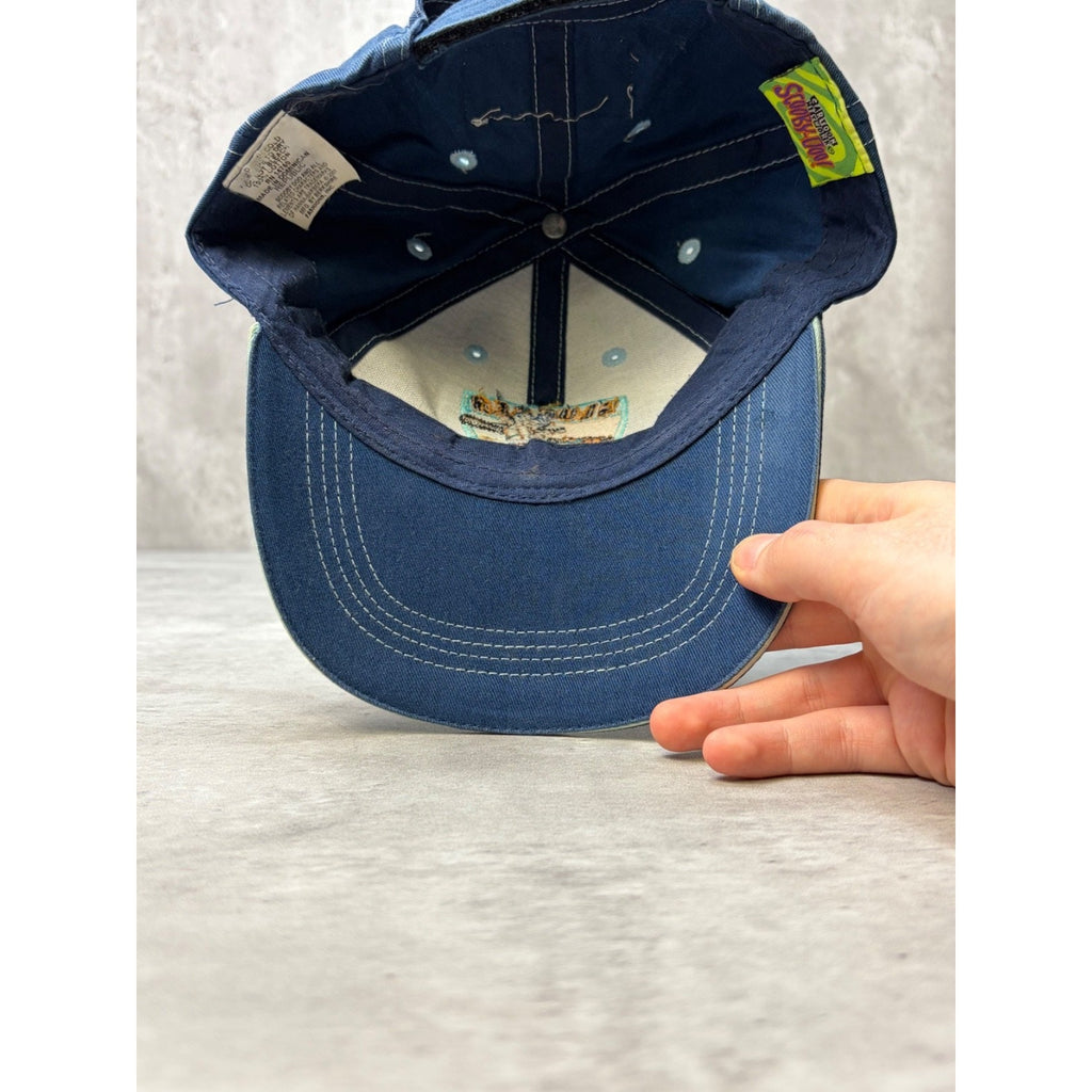 Vintage 90s Scooby Doo Slugger Embroidered Baseball Strapback Hat OSFA