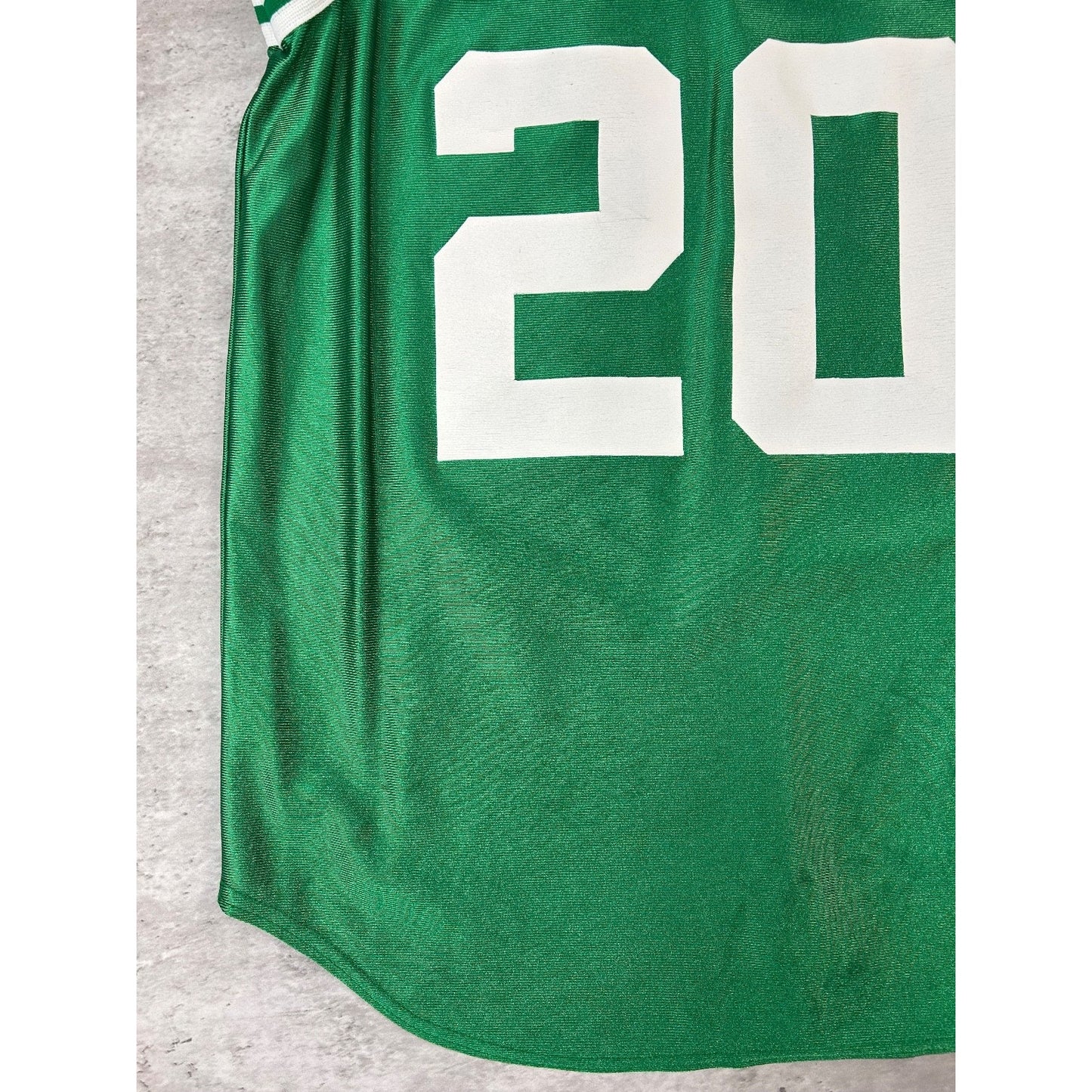 Vintage 80s/90s St Thomas #20 Graphic Spellout Basketball Jersey Size Medium