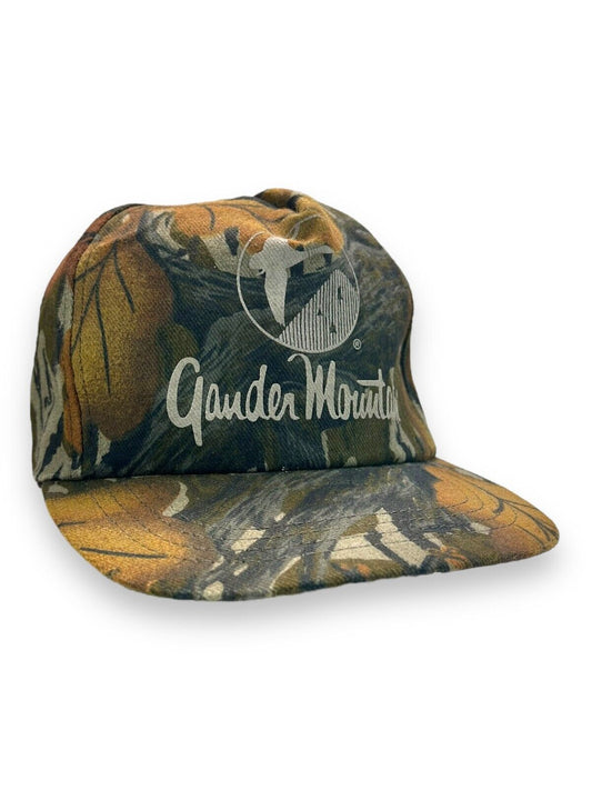 Vintage 80s/90s Gander Mountain Mossy Oak Fall Foliage Hunting Snapback Hat OSFA