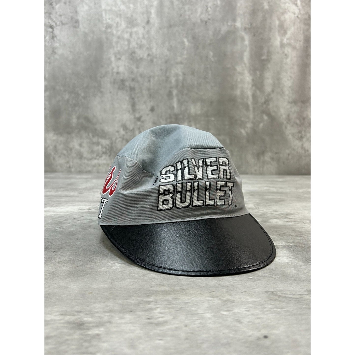 Vintage Coors Light Silver Bullet Graphic Spellout Beer Promo Hat OSFA