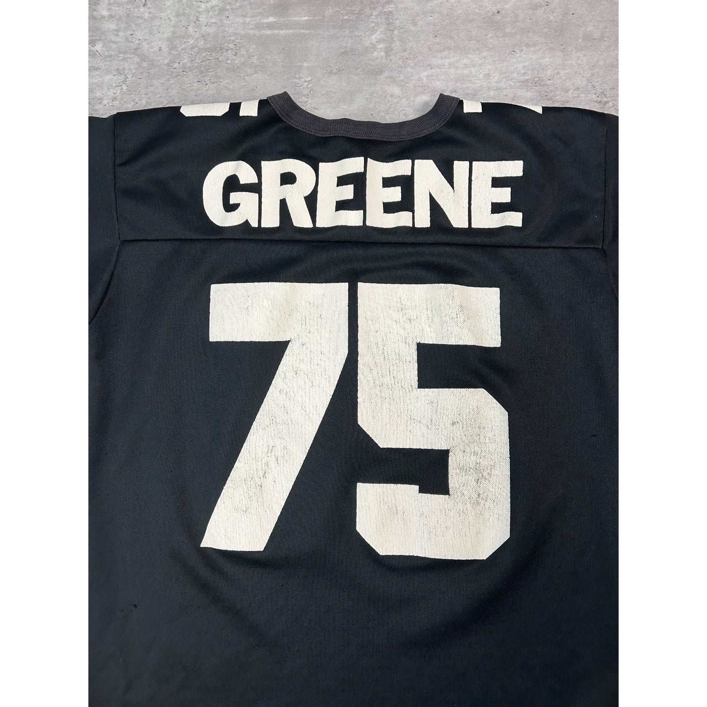 Vintage 70s Mean Joe Greene #75 Pittsburgh Steelers NFL Football Jersey Medium