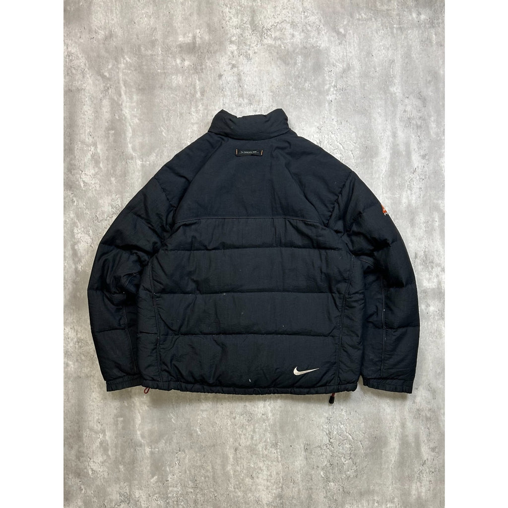Vintage Nike ACG Embroidered Swoosh Full Zip Puffer Jacket Size XL