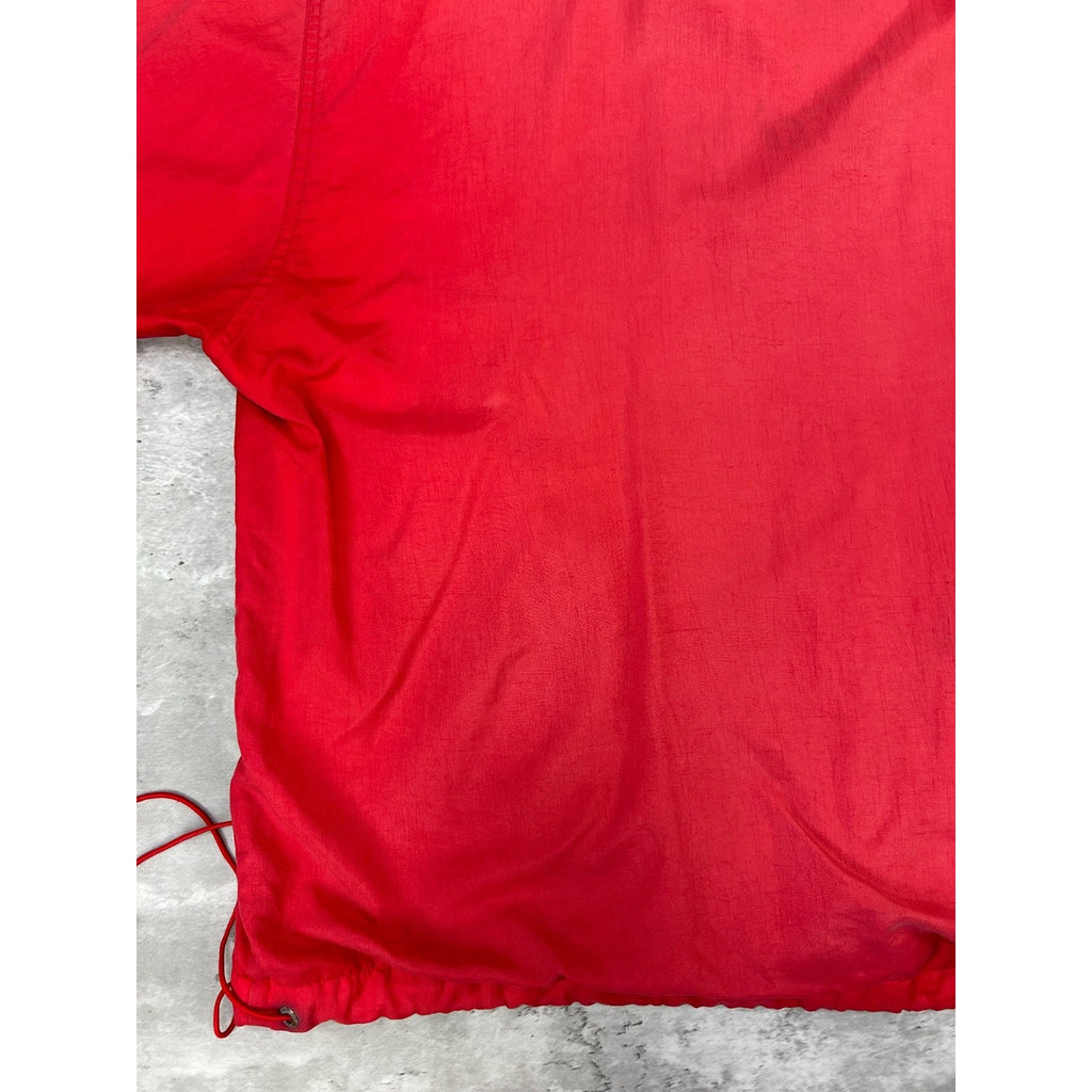 Vintage 90s Wisconsin Badgers NCAA Nylon Pullover Windbreaker Jacket Size XL