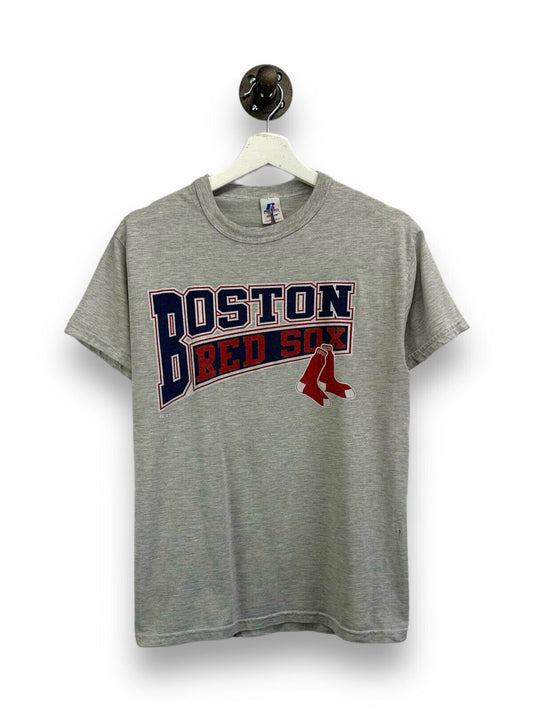 Vintage 2000 Boston Red Sox MLB Graphic Spellout T-Shirt Size Small Gray
