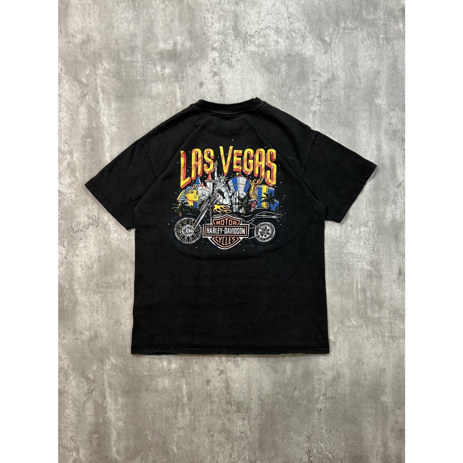 90s Harley Davidson The Strong Survive Bald Eagle Dragon T-Shirt Size Large