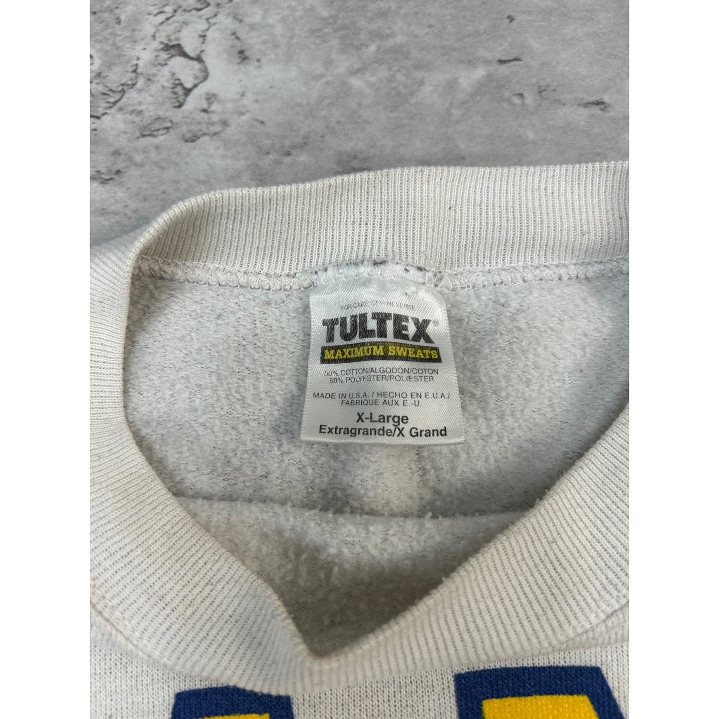 Vintage 80s/90s Los Angeles Rams NFL Helmet Graphic Football Sweatshirt Size XL