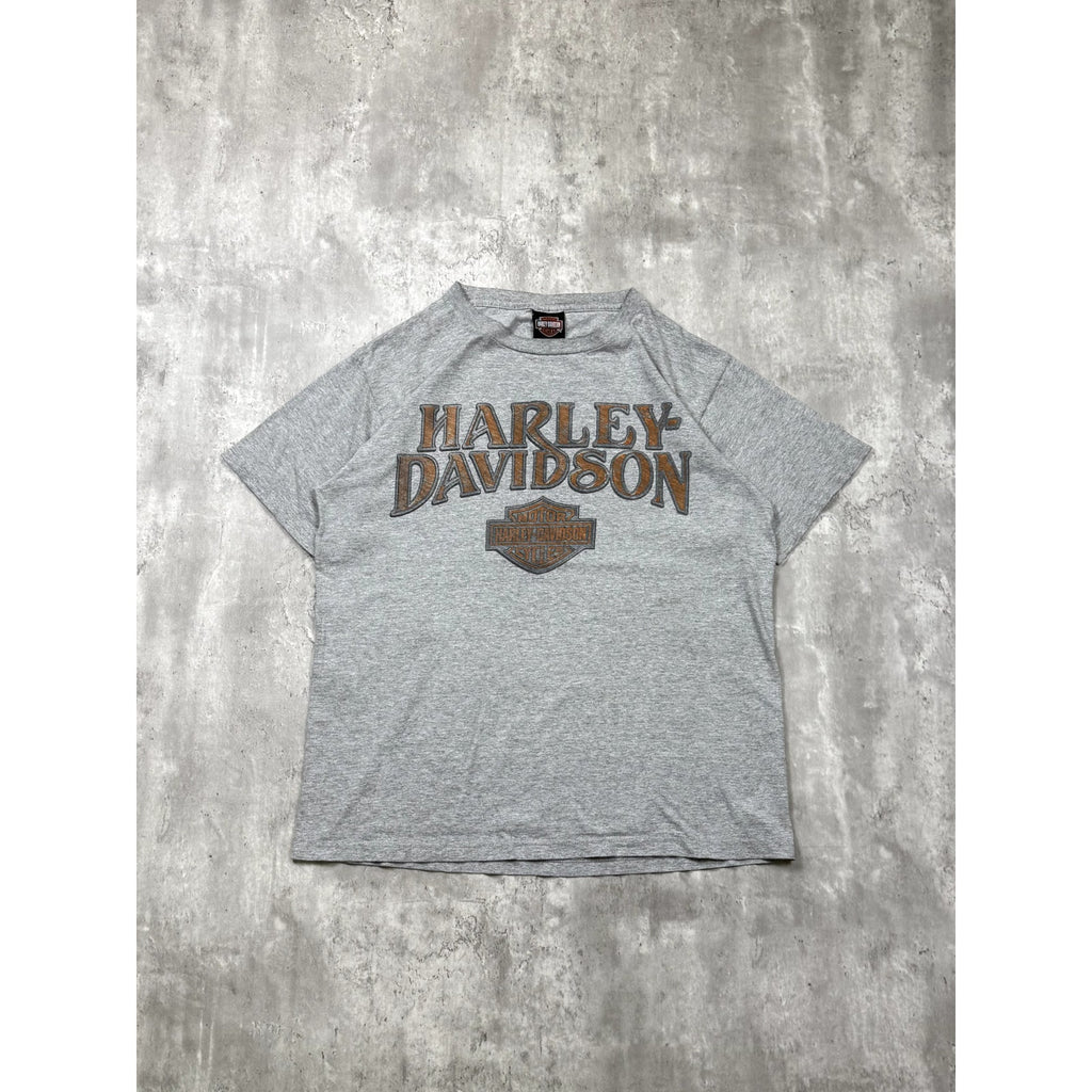 Vintage Harley Davidson Graphic Spellout Logo T-Shirt Size XL