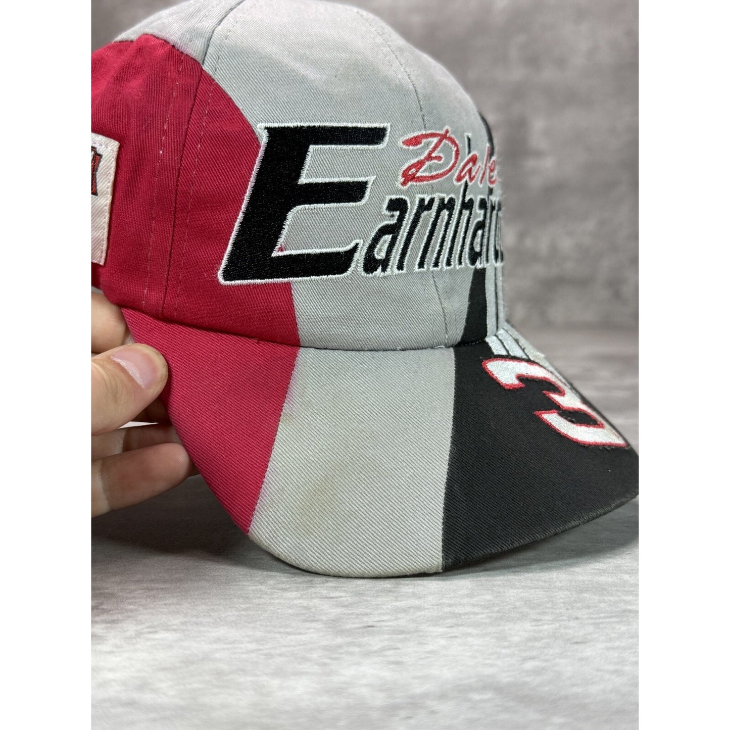 Vintage 90s Dale Earnhardt #3 NASCAR 50th Anniversary Snapback Hat OSFA