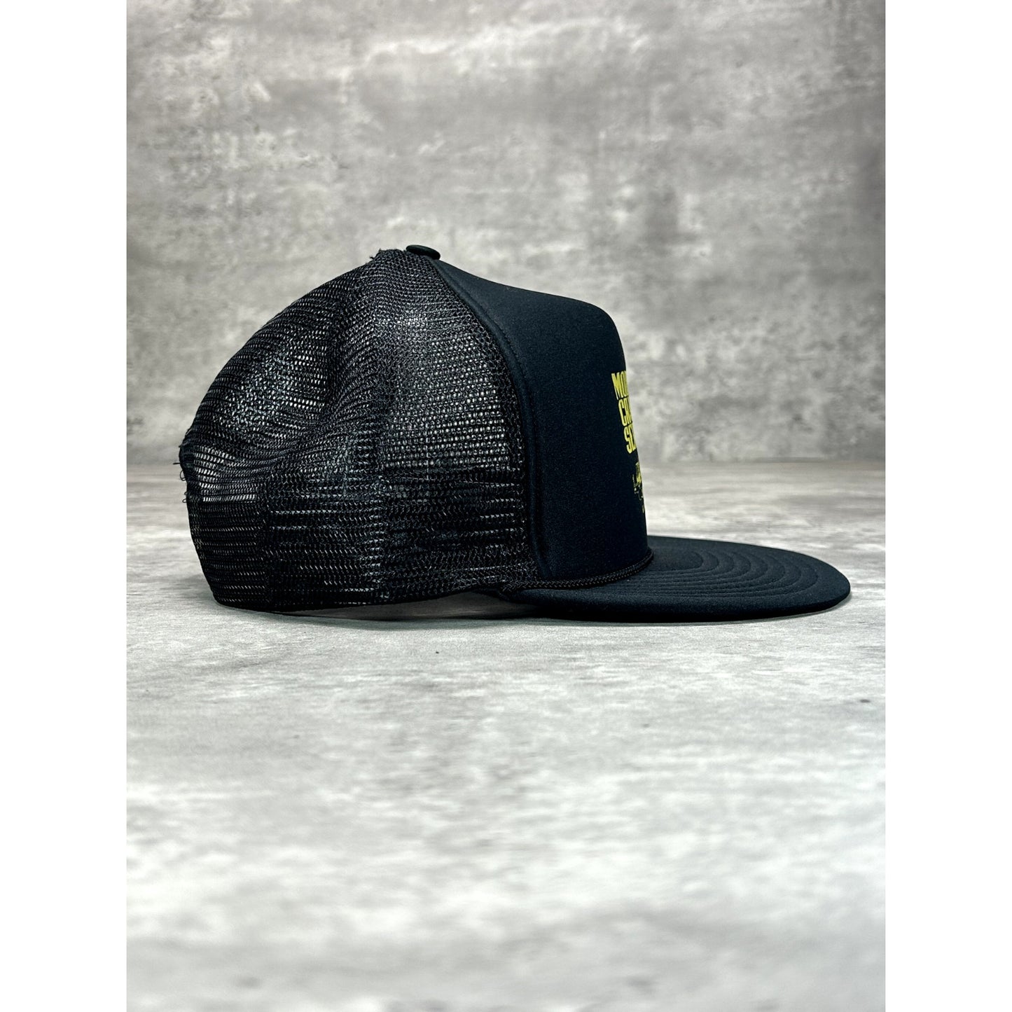 Vintage 80s/90s Modern Crane Service Graphic Spellout Trucker Snapback Hat OSFA