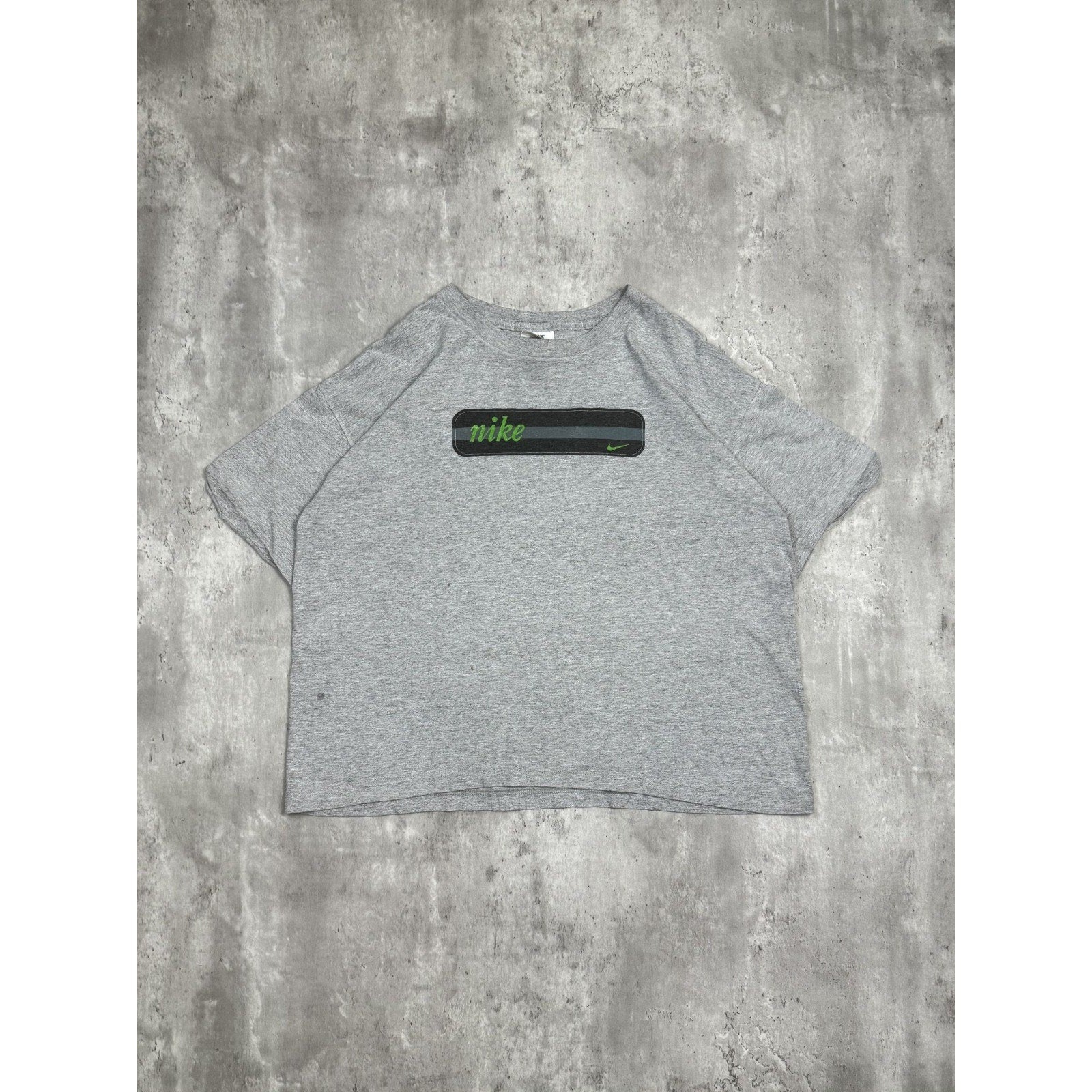 Vintage 90s Nike Box Logo Spellout Swoosh Graphic T-Shirt Size XL