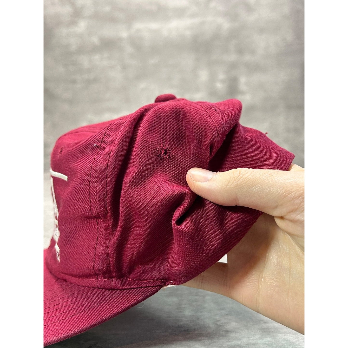 Vintage 90s University Of Alabama NCAA Embroidered Snapback Hat OSFA