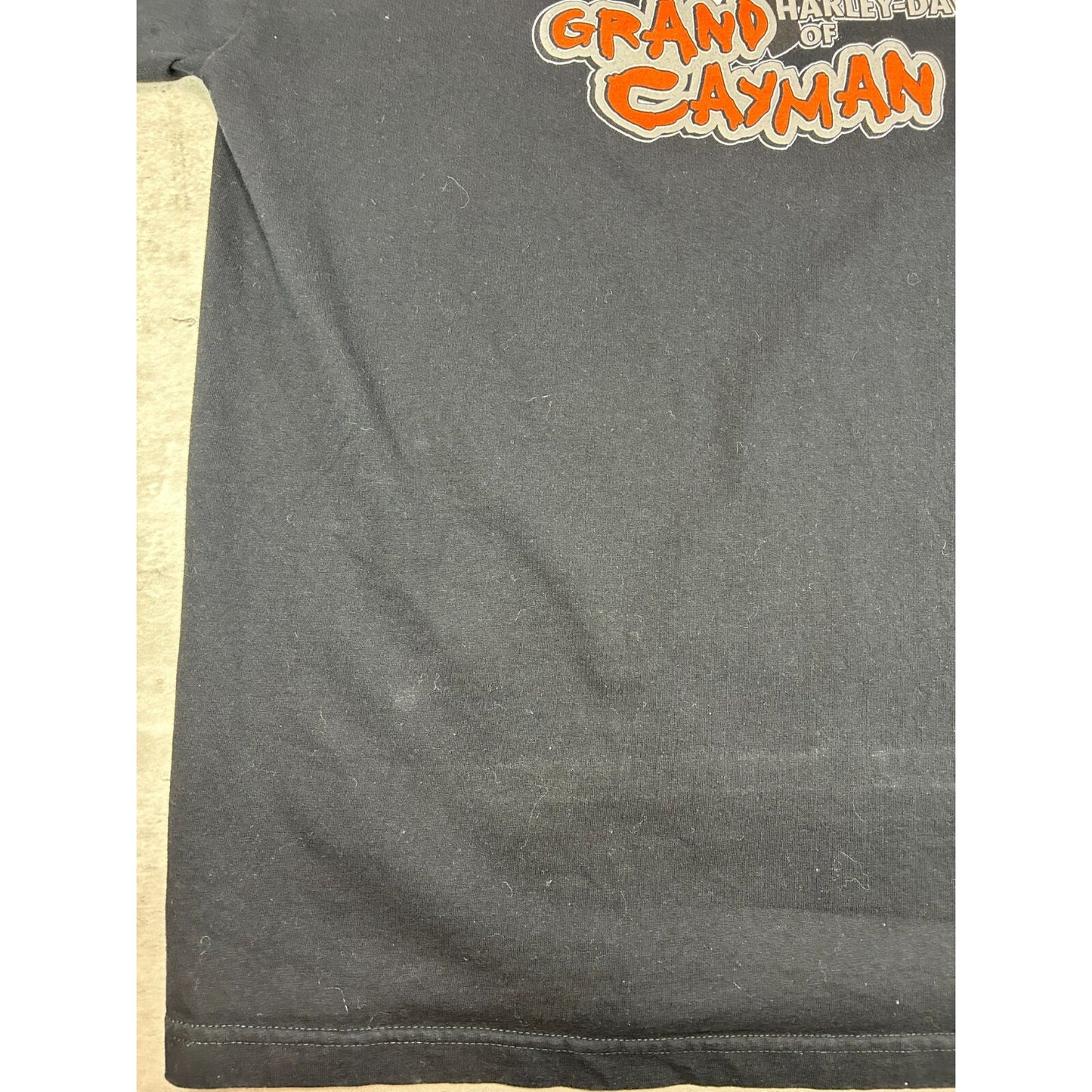 Harley Davidson Motorcycles Pirate Graphic Spellout T-Shirt Size XXL Black
