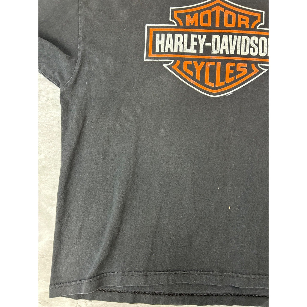 Harley Davidson Motorcycles Classic Logo Graphic T-Shirt Size 2XL
