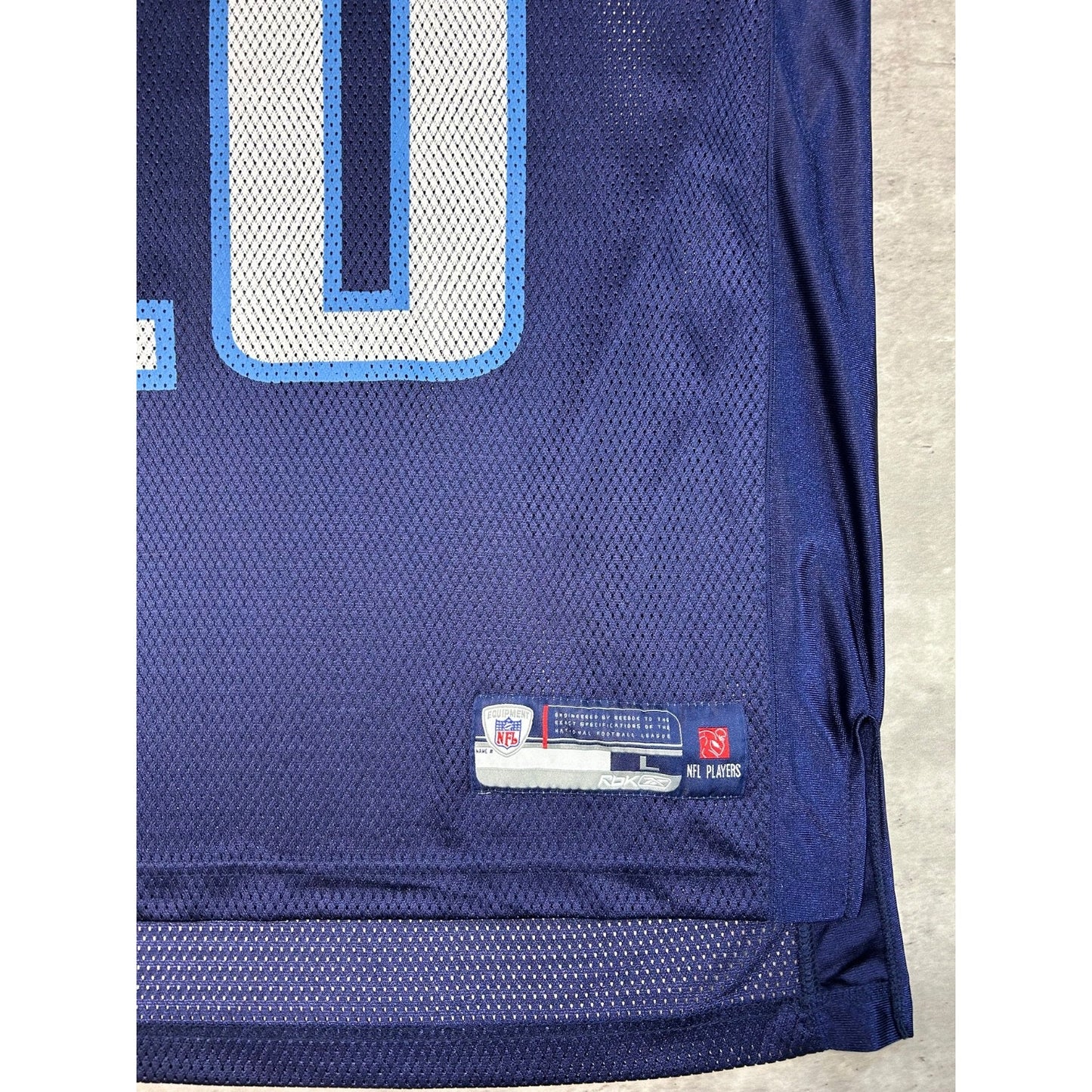 Vintage Jake Locker #10 Tennessee Titans NFL Reebok Football Jersey Size Large