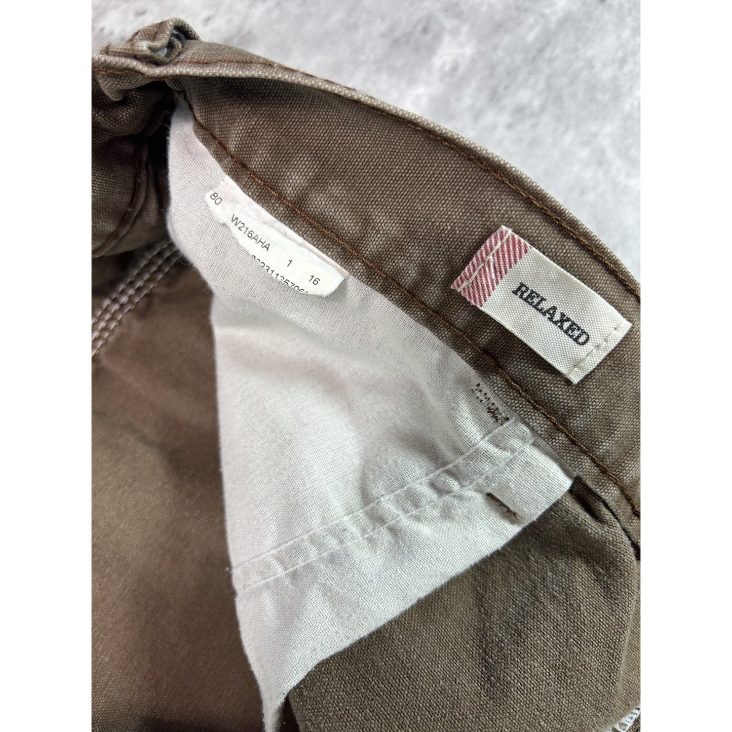 Dickies Canvas Workwear Utility Carpenter Shorts Size 40 Brown