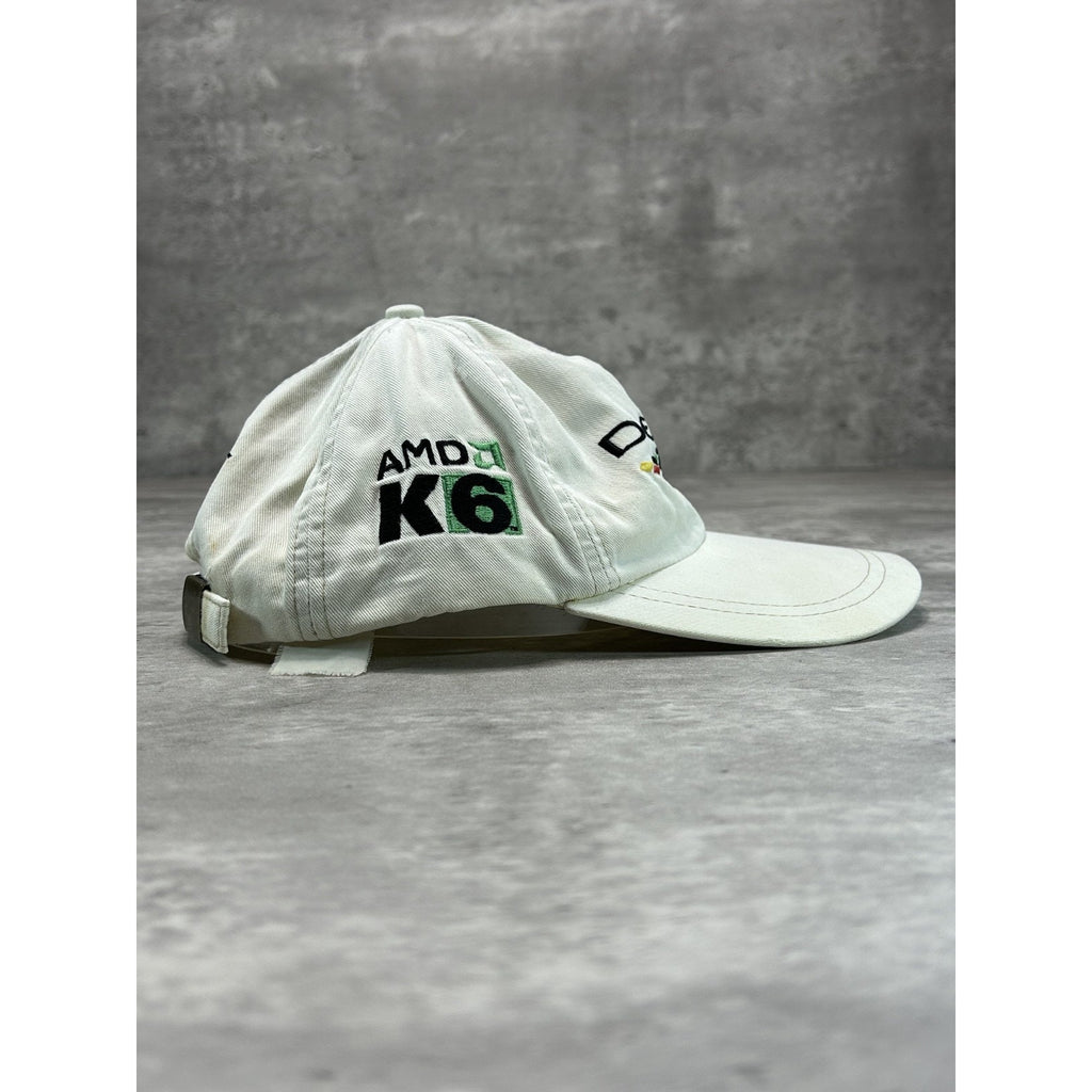 Vintage Delph Racing Embroidered Spellout Nascar Strapback Hat OSFA