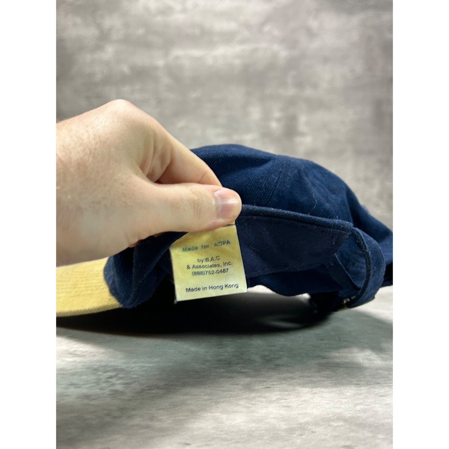 Vintage Aircraft Owners Pilots Association Embroidered Strapback Hat OSFA