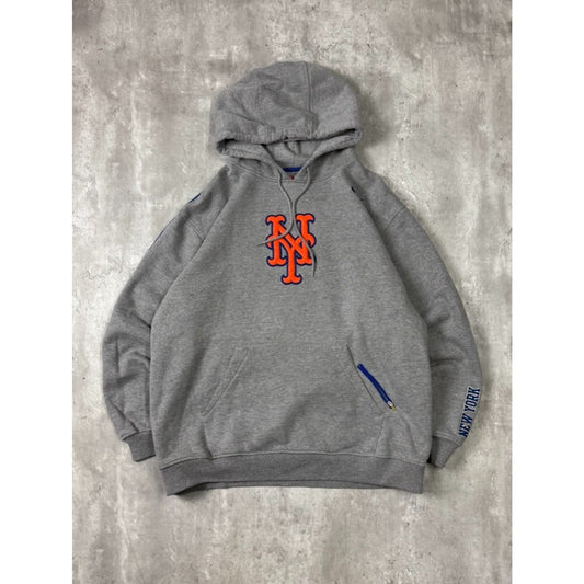 Vintage New York Mets MLB Nike Embroidered Hooded Sweatshirt Size Large