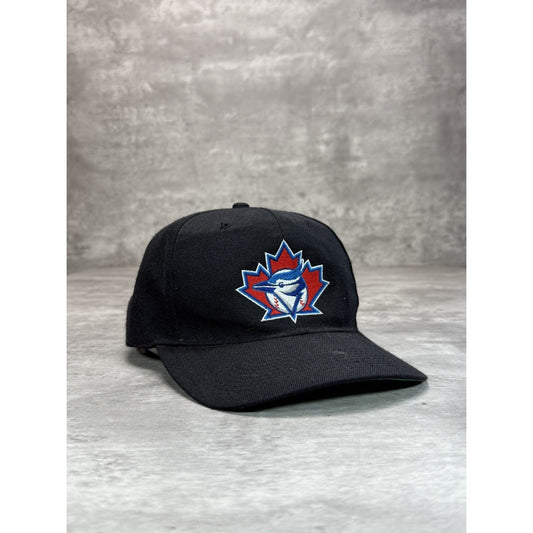 Vintage Toronto Blue Jays MLB Embroidered Logo Baseball Snapback Hat OSFA Black