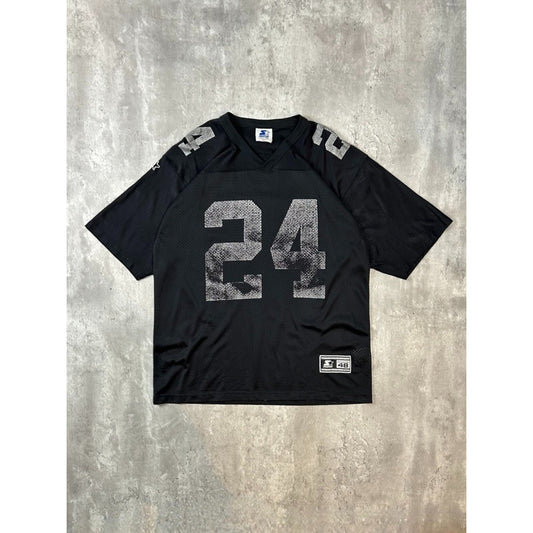 Vintage 1998 Charles Woodson #24 Oakland Raiders NFL Starter Jersey Size Large