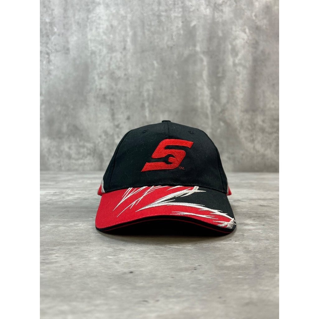 Vintage Snap-On Racing Embroidered Logo Abstract Strapback Hat OSFA