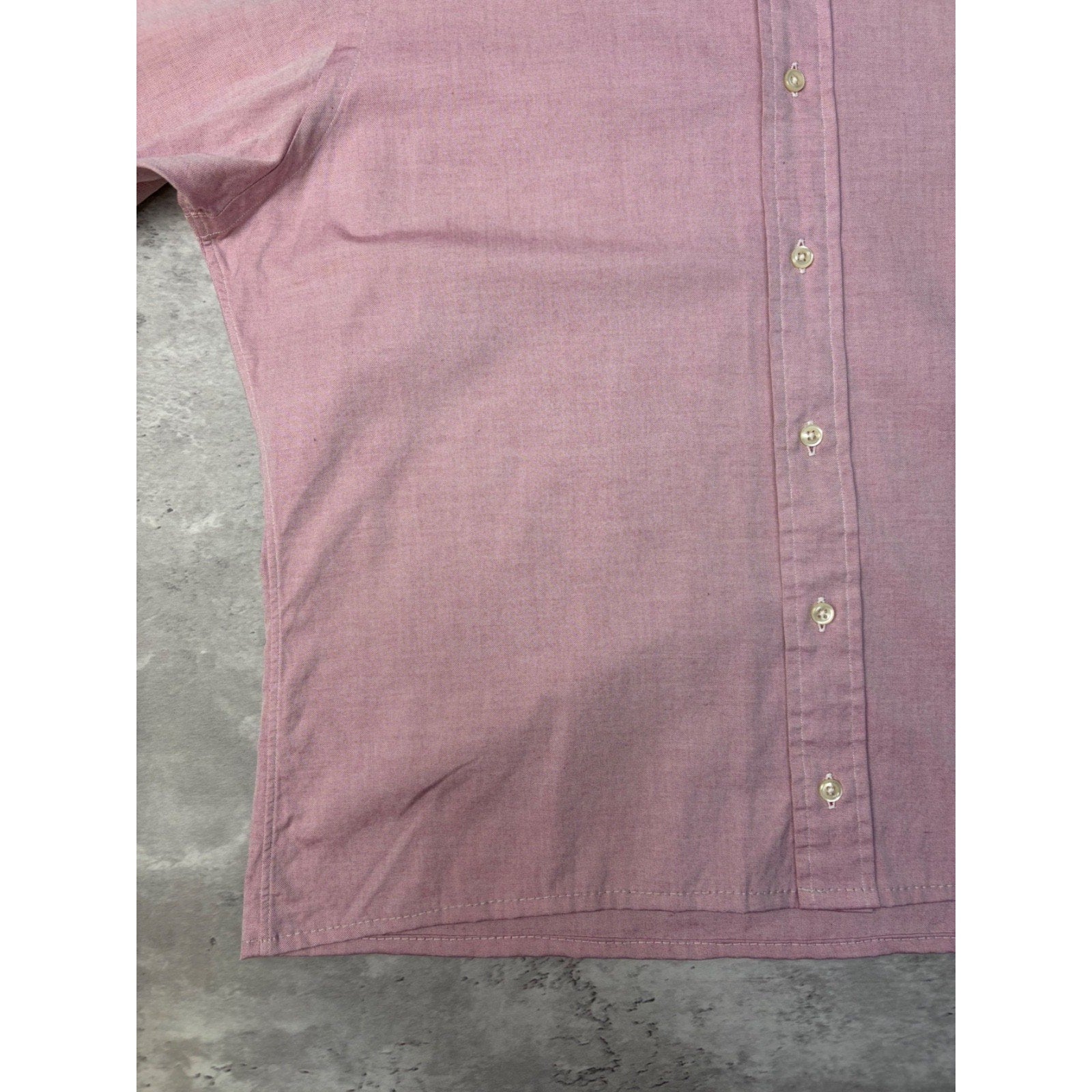 Vintage Polo Ralph Lauren Embroidered Pony Cropped Button Up Shirt Size Large