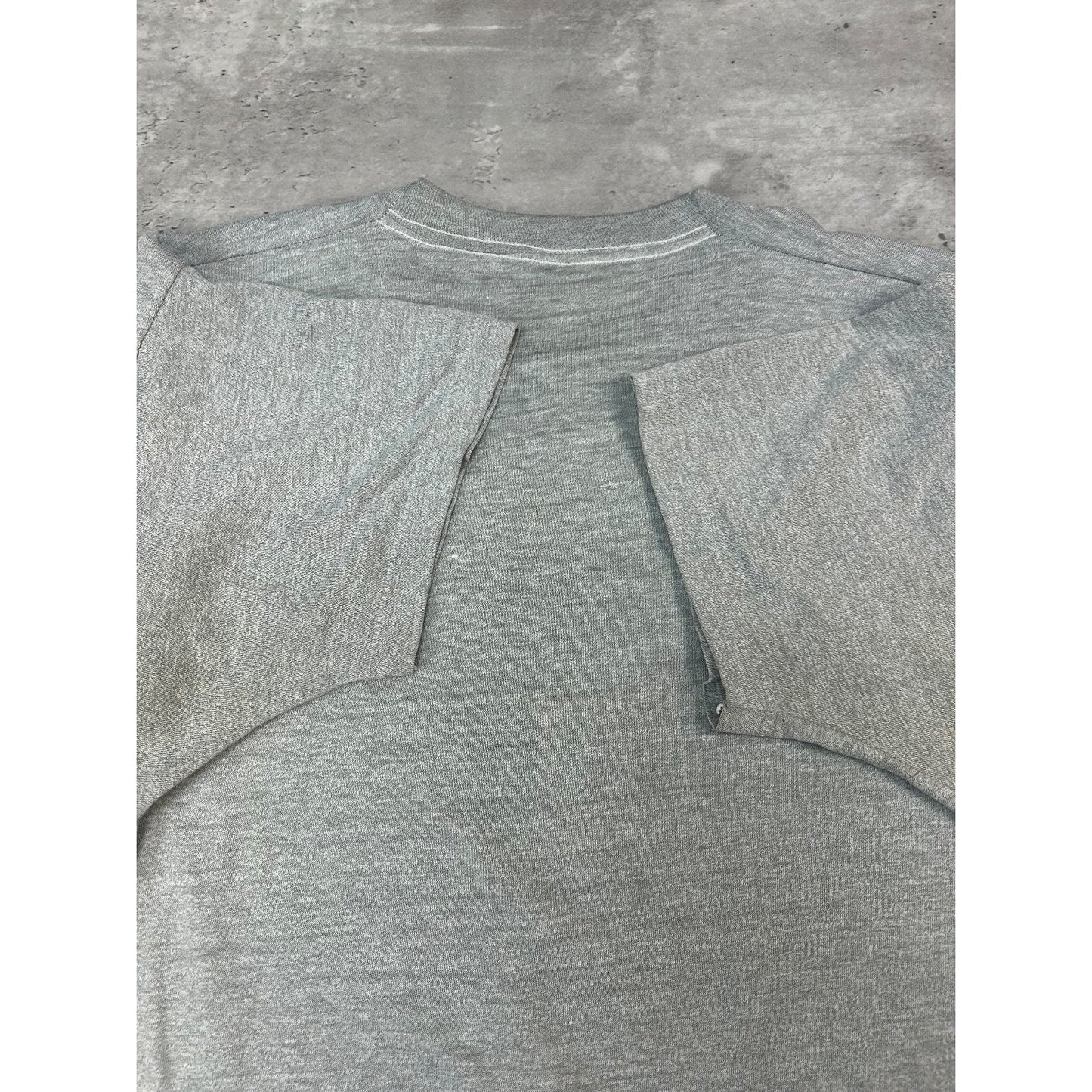 Vintage 80s Oklahoma Sooners NCAA Collegiate Spellout Graphic T-Shirt Size Large