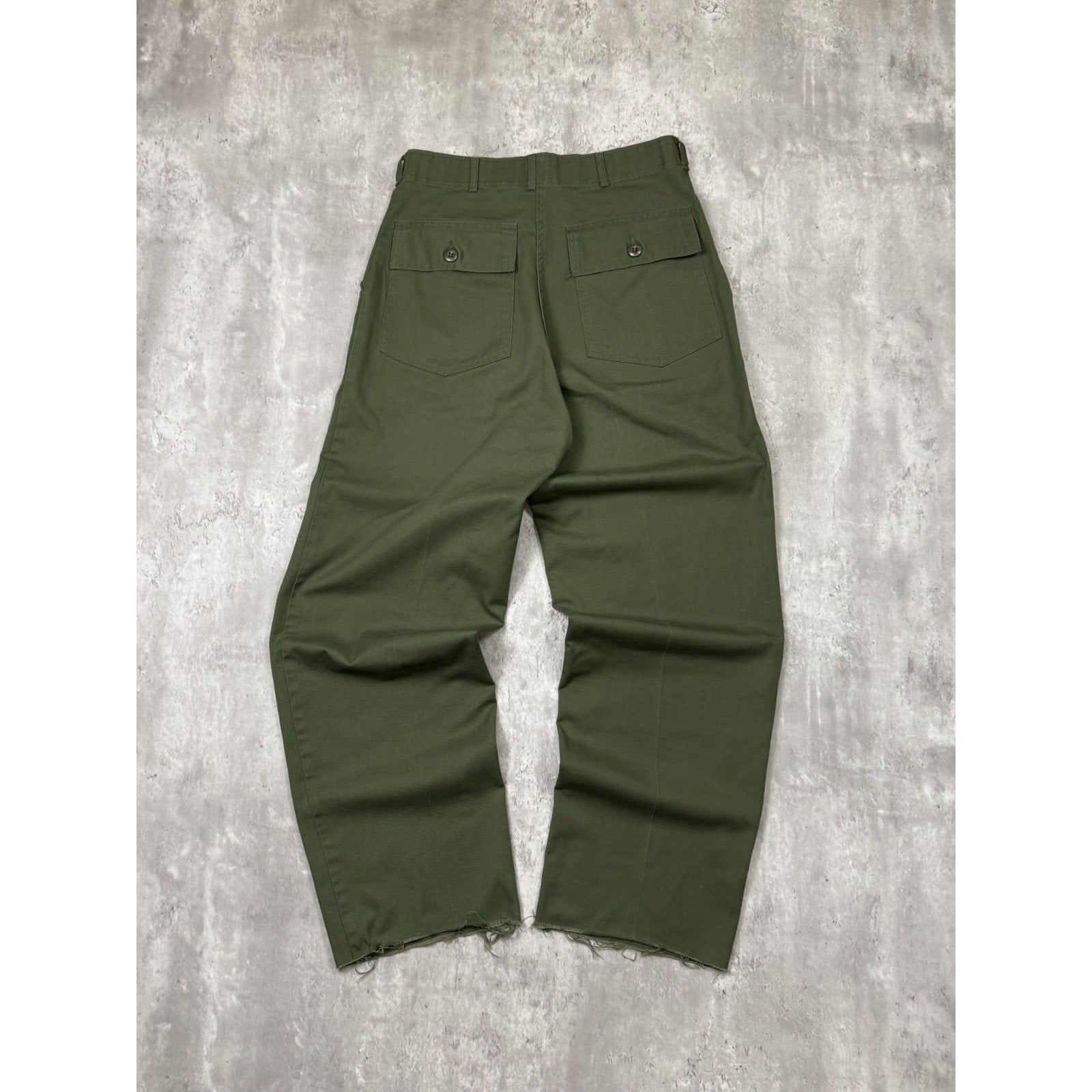 Vintage 1970s/80s US MIlitary OG-107 Pleated Army Pants Size 31