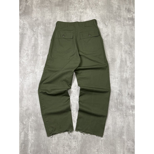 Vintage 1970s/80s US MIlitary OG-107 Pleated Army Pants Size 31