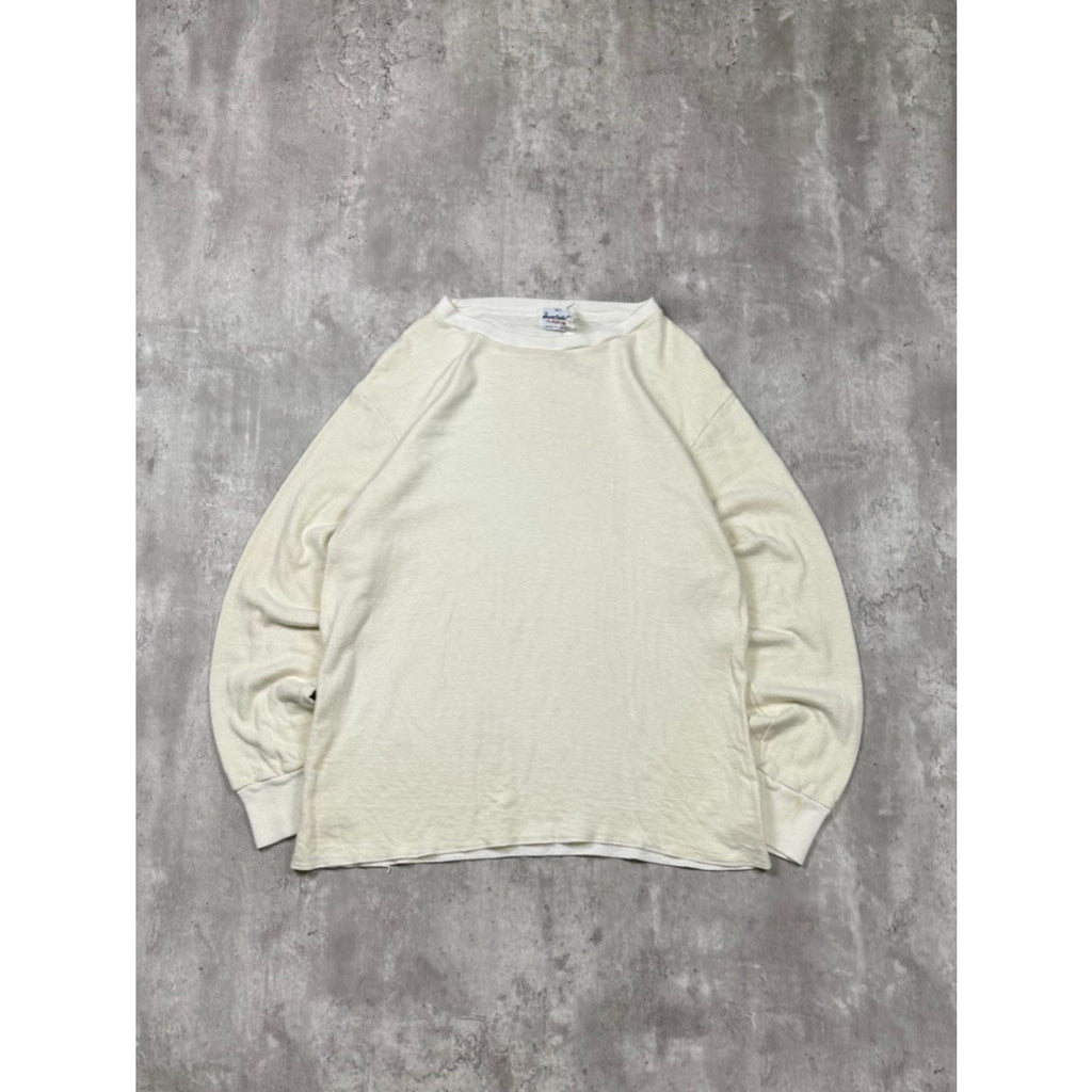 Vintage 80s/90s Duofold Blank Crewneck Lightweight Sweatshirt Size XL