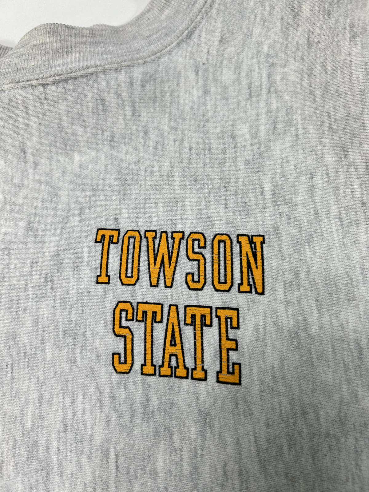 Vintage 90s Towson State University NCAA Collegiate Graphic Sweatshirt Sz Large