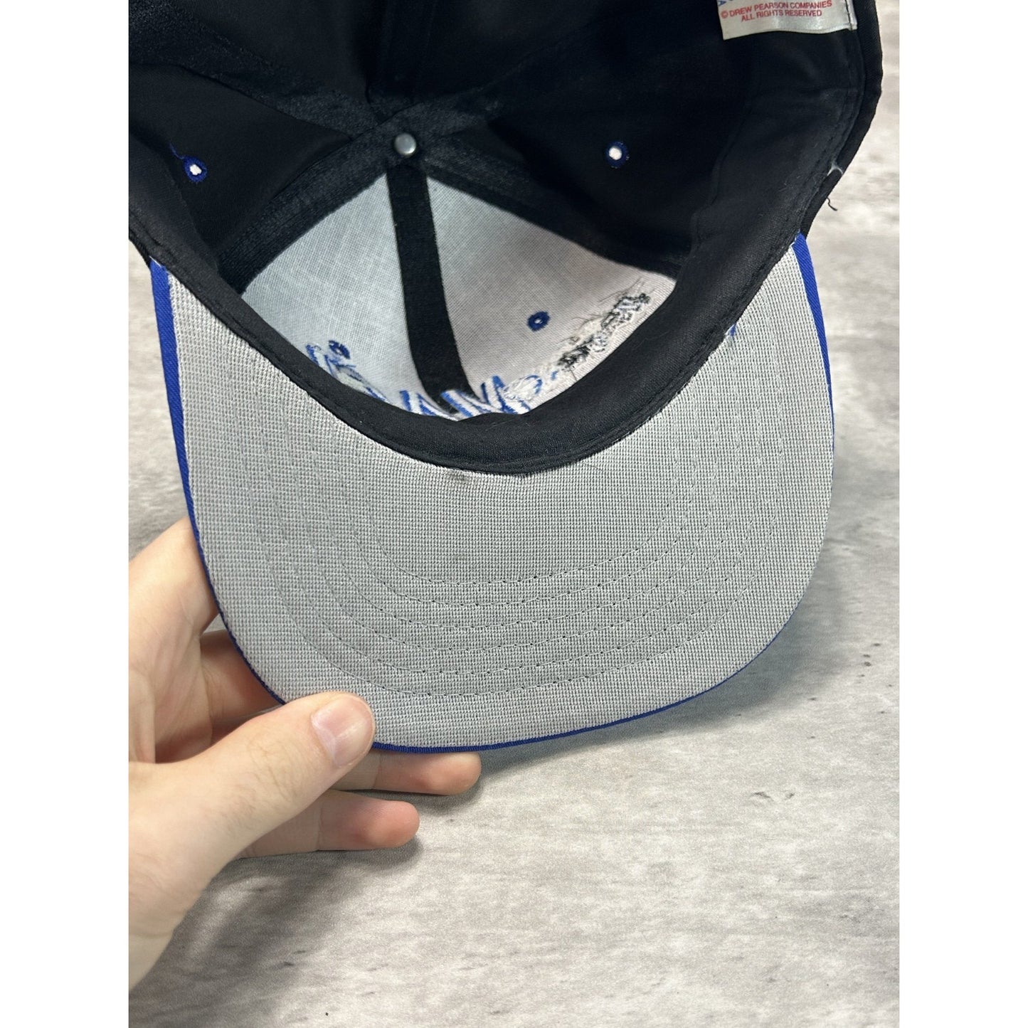 Vintage 90s Orlando Magic NBA Embroidered Spellout Snapback Hat YOUTH