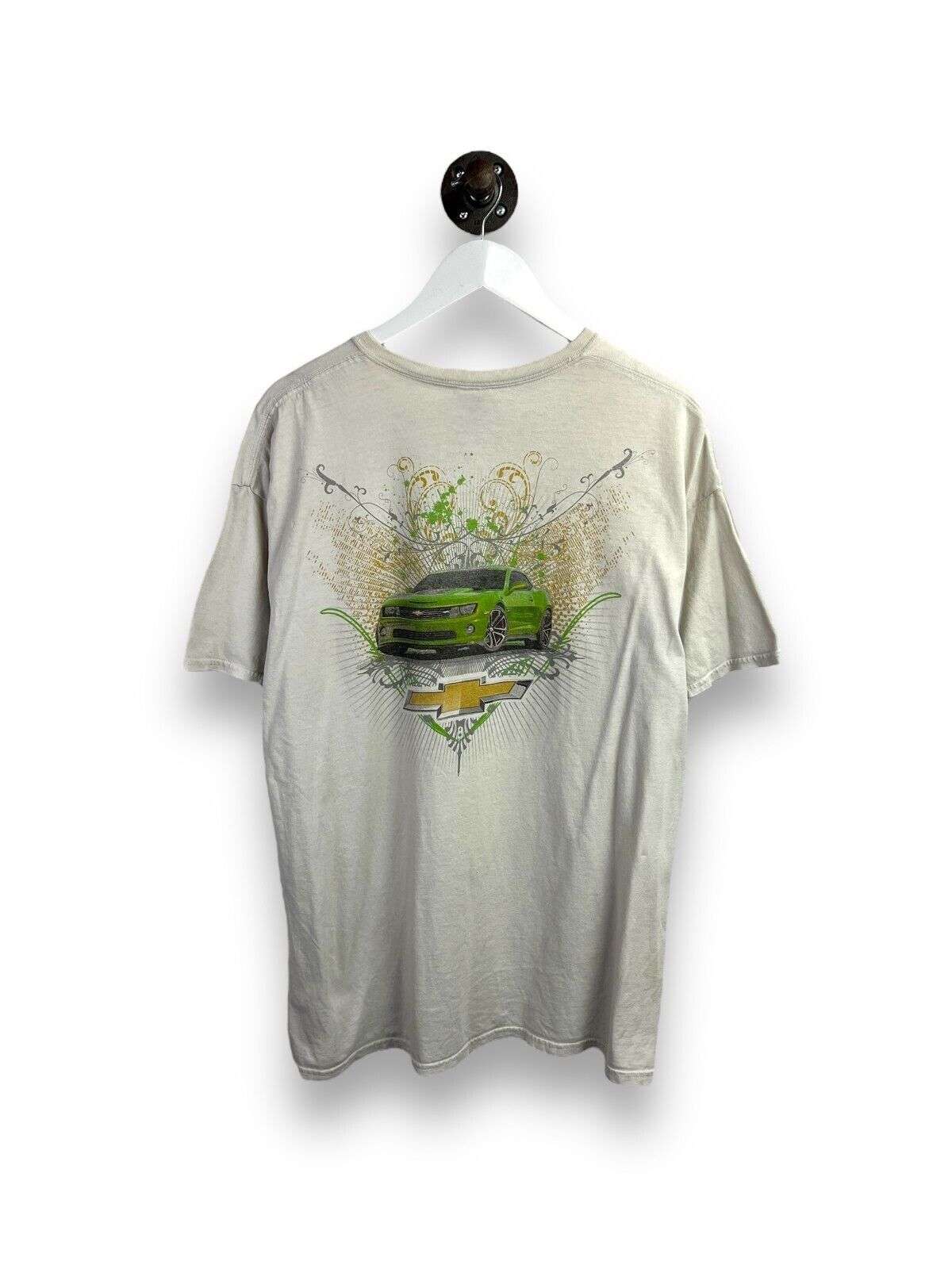 Vintage Chevrolet Camaro Car Graphic T-Shirt Size XL White