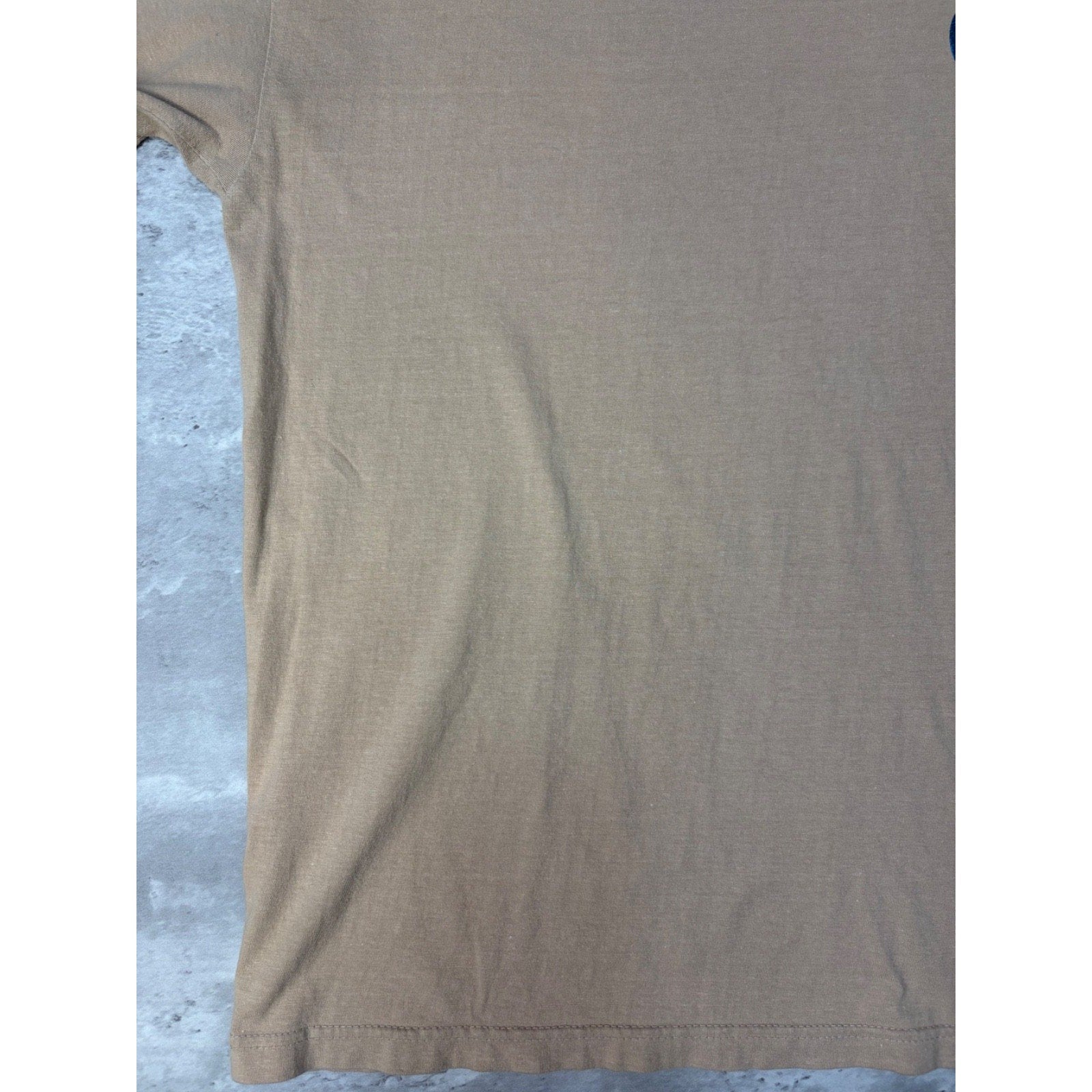 Vintage Stussy Earth Tone 3D Classic Logo Beige T-Shirt Size Large