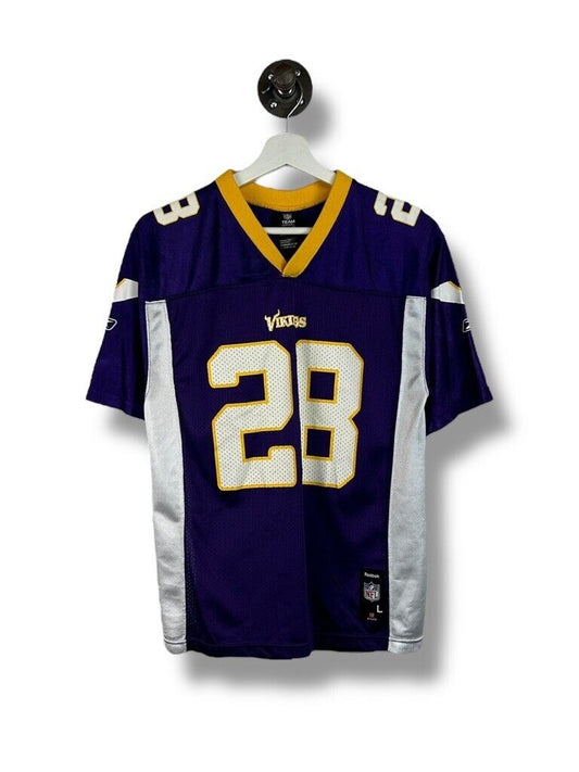 Adrian Peterson #28 Minnesota Vikings NFL Reebok Football Jersey SzYOUTH Large