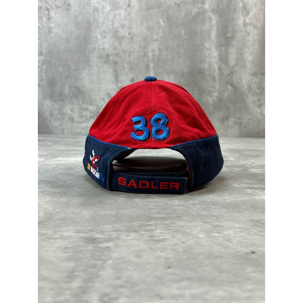 Vintage M&M Racing Team Embroidered Spellout Nascar Strapback Hat OSFA