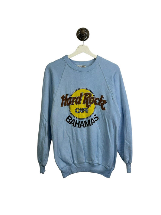 Vintage 70s/80s Hard Rock Cafe Bahamas Destination Graphic Sweatshirt Sz Medium