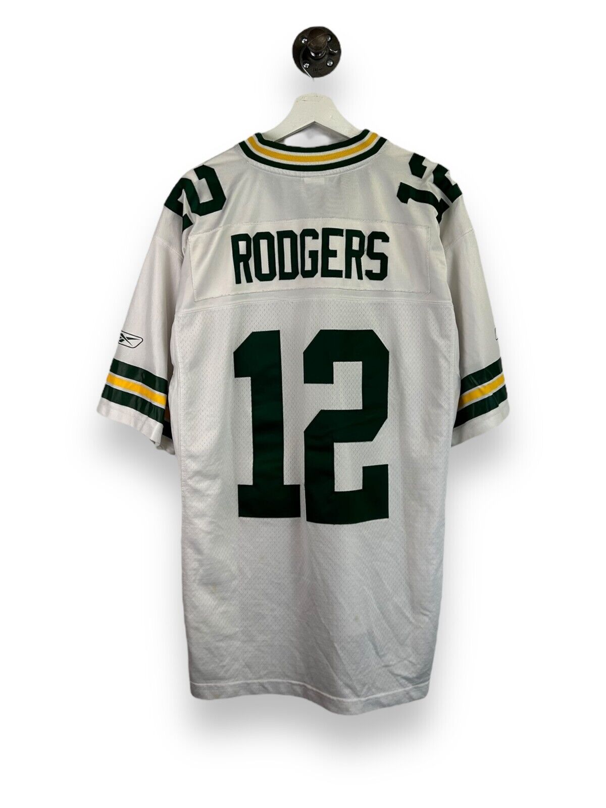 Vintage Aaron Rodgers #12 Green Bay Packers NFL Stitched Reebok Jersey Sz Large