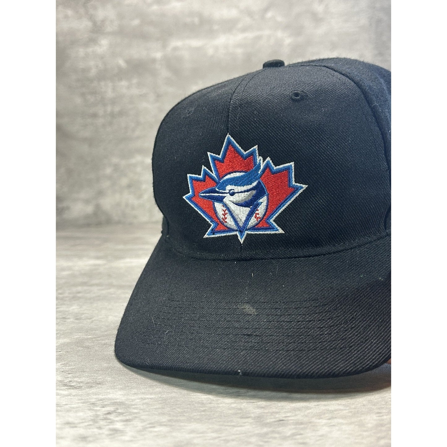 Vintage Toronto Blue Jays MLB Embroidered Logo Baseball Snapback Hat OSFA Black