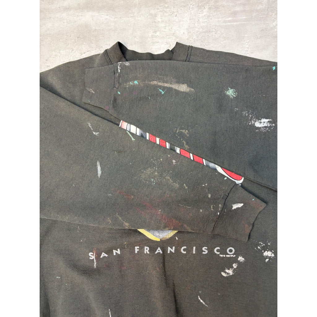 Vintage 1995 San Fransisco 49ers NFL Crest Logo Crewneck Sweatshirt Size XL