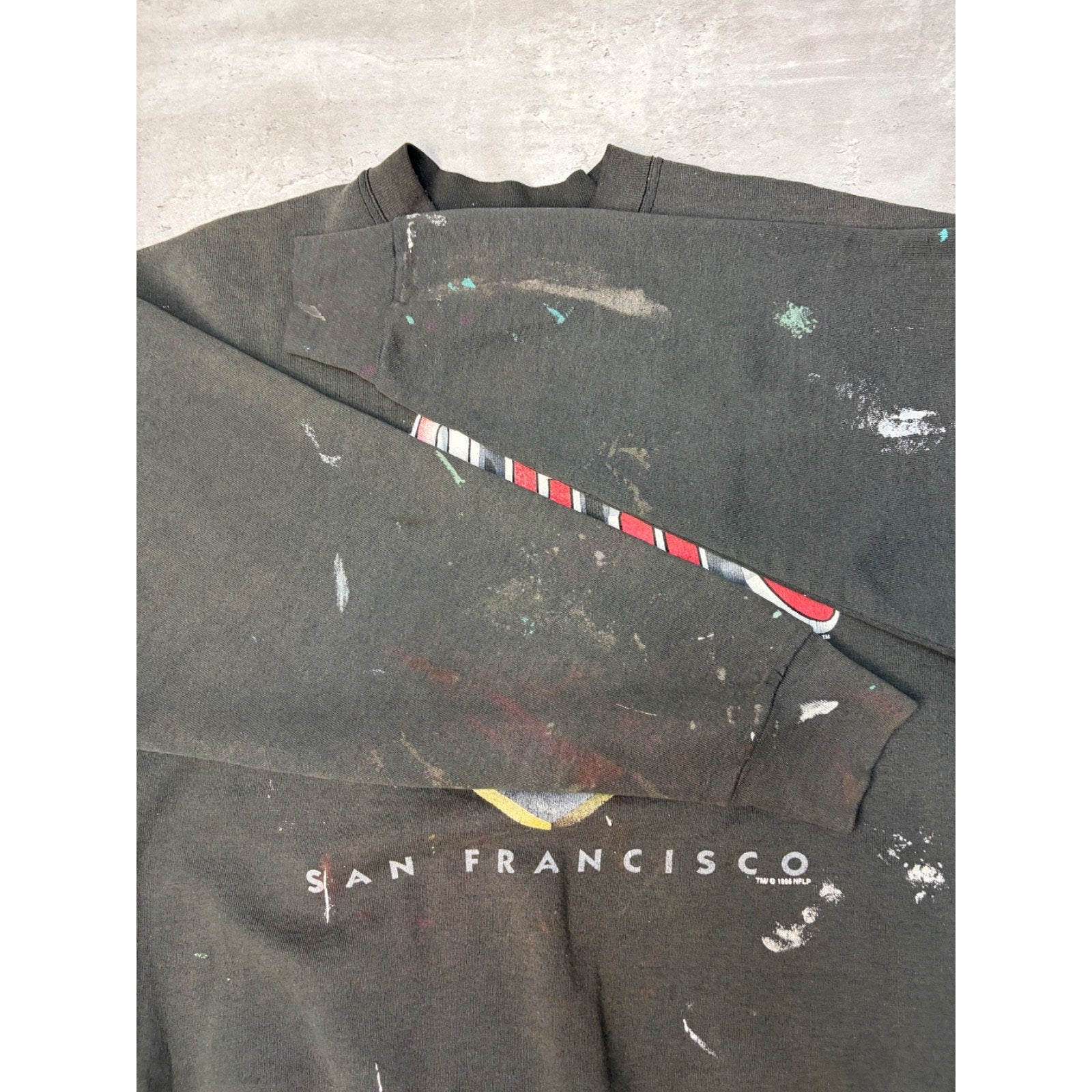 Vintage 1995 San Fransisco 49ers NFL Crest Logo Crewneck Sweatshirt Size XL