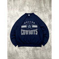 Vintage 1995 Dallas Cowboys NFL Big Graphic Spellout Sweatshirt Size XL
