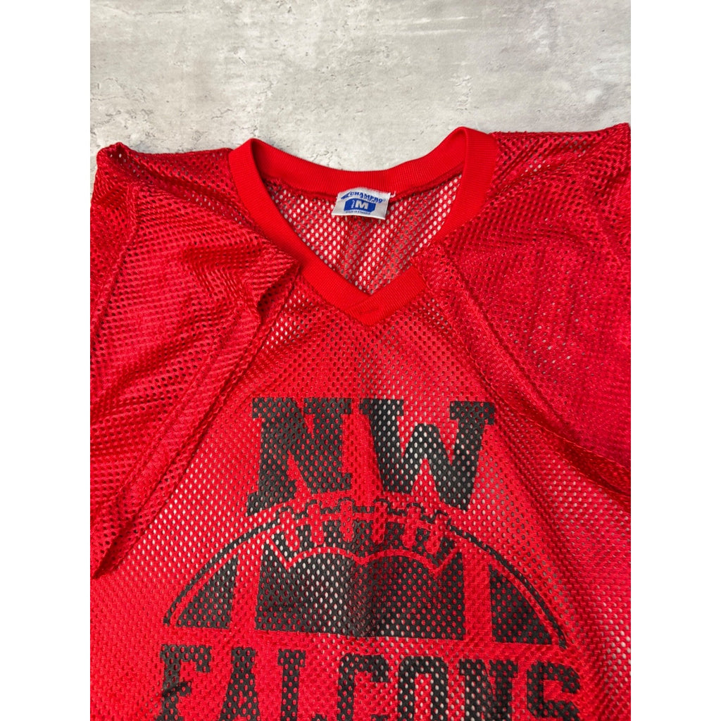 Vintage NW Falcons Football Graphic Mesh Jersey Size Medium