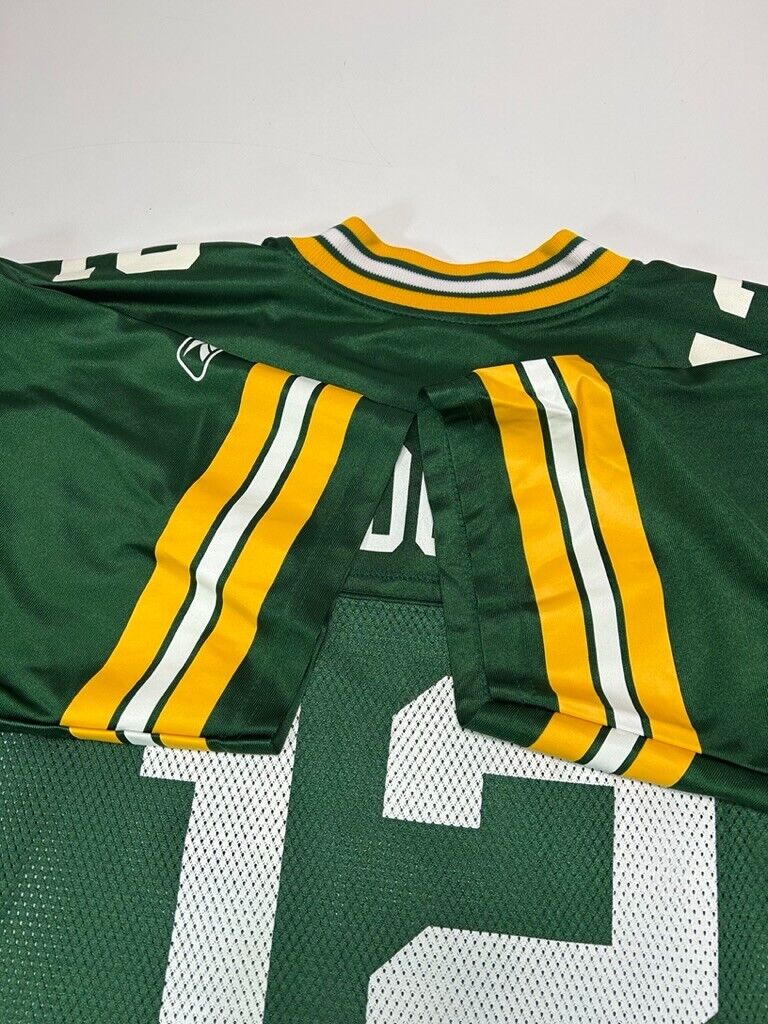 Aaron Rodgers #12 Green Bay Packers NFL Reebok Football Jersey Size XL Green