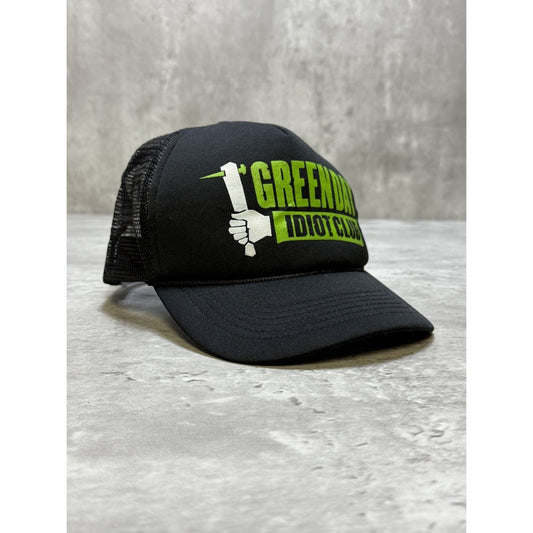 Vintage Green Day Idiot Club Rock Music Band Promo Snapback Hat OSFA