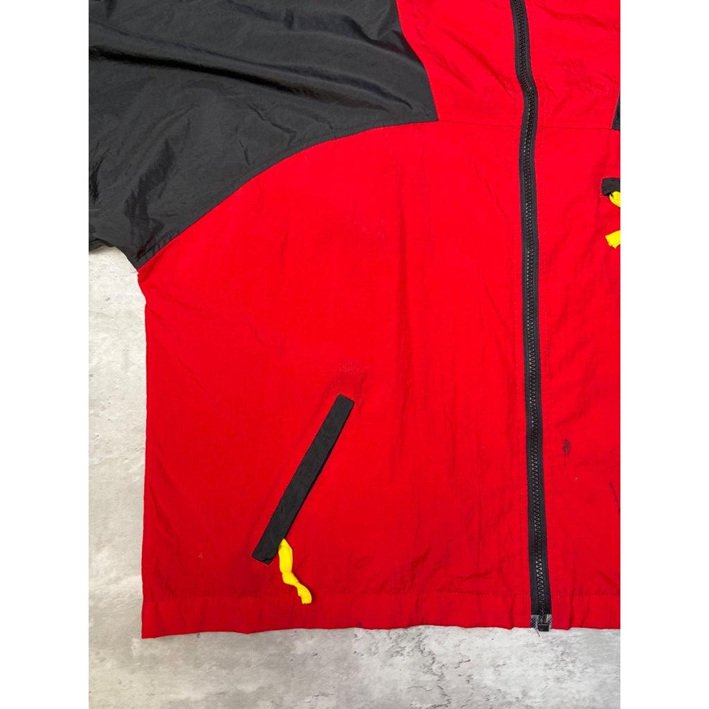 Vintage Marlboro Adventure Team Embroidered Full Zip Windbreaker Jacket Sz Large